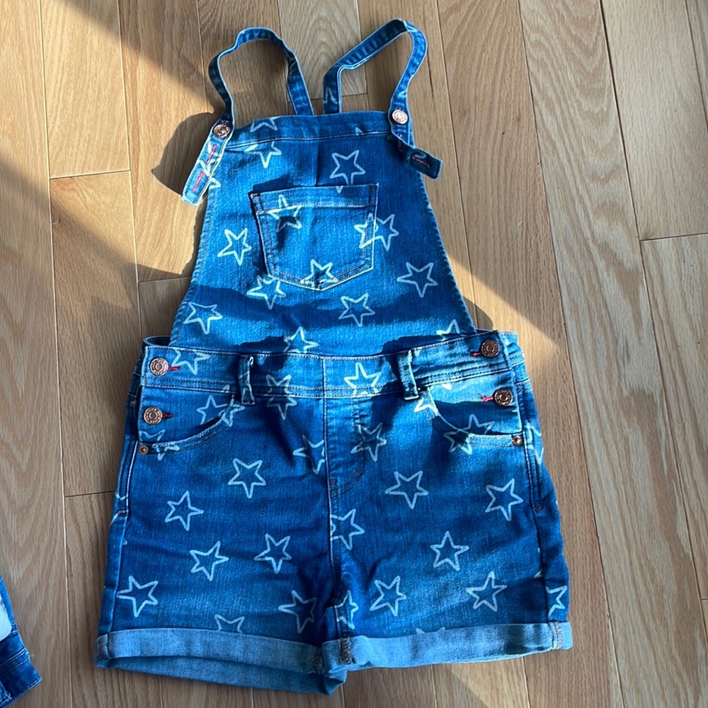 Girls overalls shorts